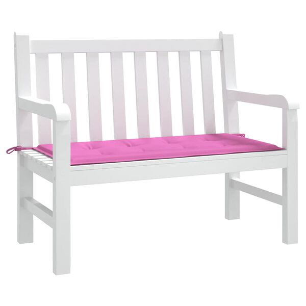 vidaXL Tuinbank Kussen Roze 100 x 50 x 4 cm Oxford stof