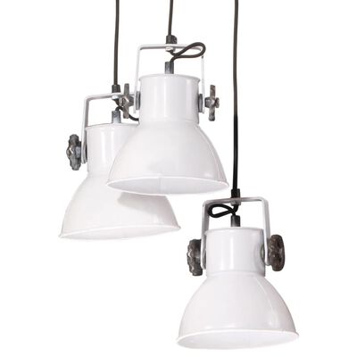 vidaXL Hanglamp 25 W E27 30x30x100 wit