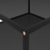vidaXL Salontafel 80x80x35 cm gehard glas zwart