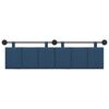 vidaXL Hangend Hoofdeinde Wandgemonteerd Blauw 170 x 55 x 5 cm Stof
