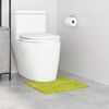 vidaXL Antislip Badmat met Toilet Cut Groen 50 x 50 cm PP