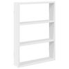 vidaXL Wandschap 43x9x60 cm bewerkt hout wit