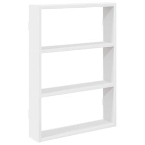 vidaXL Wandschap 43x9x60 cm bewerkt hout wit