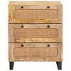 vidaXL Dressoir Bruin 60 x 33 x 75 cm Massief Mango Hout