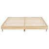 vidaXL Bedframe zonder matras hout sonoma eikenkleurig 120x200 cm