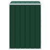 vidaXL Containerberging voor 1 container 72x81x115 cm staal groen