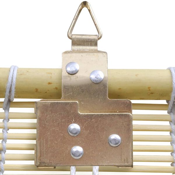 vidaXL Rolgordijn 120x220 cm bamboe natuurlijk