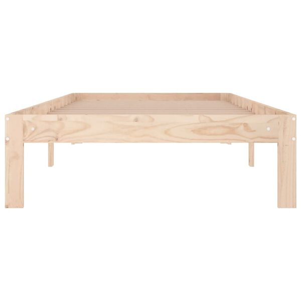 vidaXL Bedframe massief hout 90x190 cm