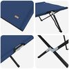 vidaXL Opvouwbaar Camping Bed Blauw 206 x 76 x 74 cm Oxford stof