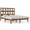 vidaXL Bedframe massief grenenhout honingbruin 120x200 cm