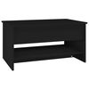 vidaXL Salontafel 80x50x40 cm bewerkt hout zwart