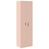 vidaXL Opbergkast Roze 60 x 40 x 200 cm Staal