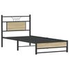 vidaXL Bedframe zonder matras hout sonoma eikenkleurig 80x200 cm