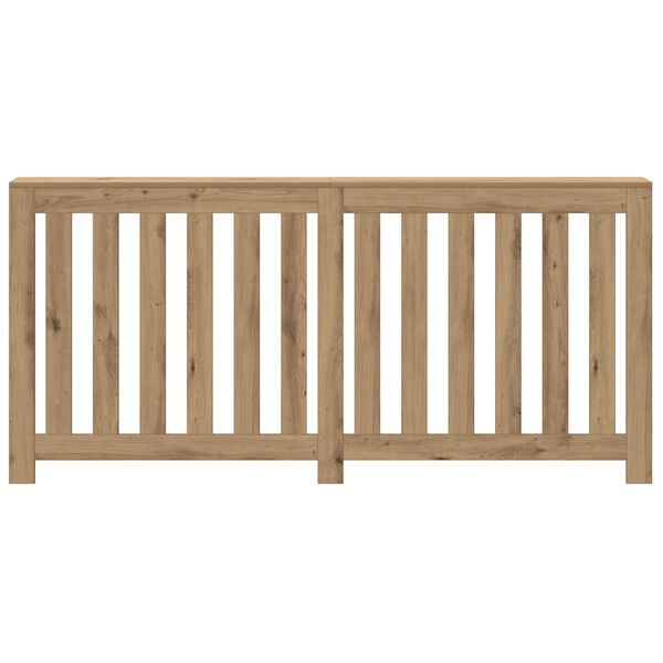 vidaXL Radiatorombouw 175x20x82 cm bewerkt hout artisanaal eikenkleur