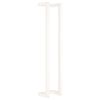 vidaXL Handdoekenrek 23x18x110 cm massief grenenhout wit