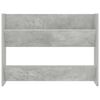 vidaXL Wandschoenenkast 80x18x60 cm bewerkt hout betongrijs
