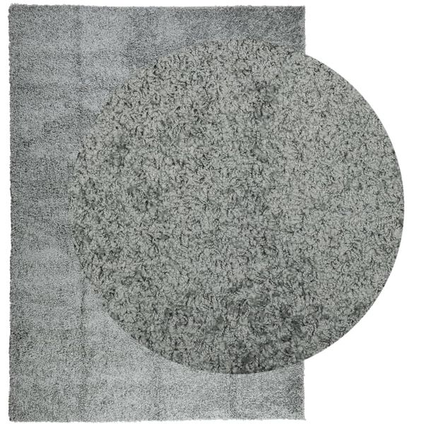 vidaXL Vloerkleed PAMPLONA shaggy hoogpolig modern 200x280 cm groen