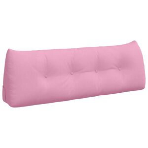 vidaXL Rugkussen Roze 140 x 24 x 50 cm Stof