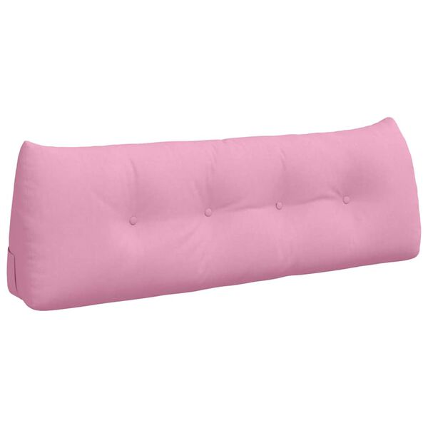 vidaXL Rugkussen Roze 140 x 24 x 50 cm Stof