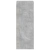 vidaXL Wandkast met glazen deuren 35x37x100 cm betongrijs