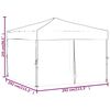 vidaXL Partytent inklapbaar met zijwanden 3x3 m taupe
