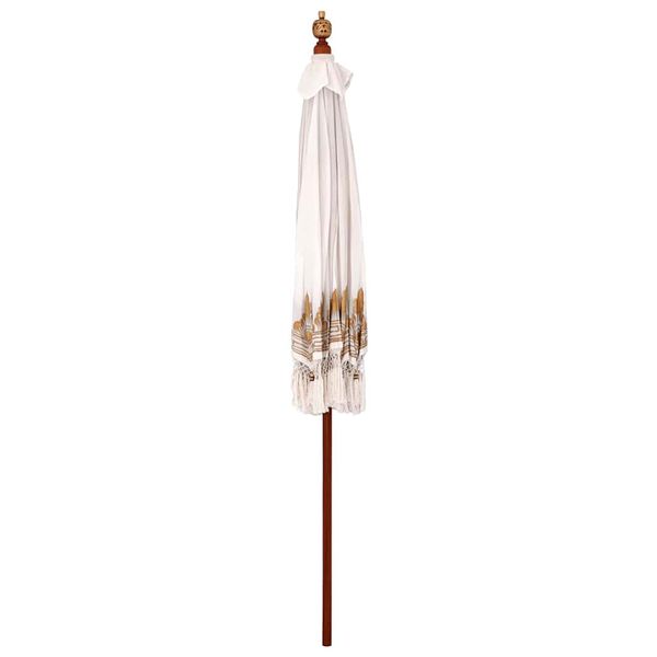 vidaXL Balinese Parasol Cr&egrave;me 215 x 215 x 260 cm