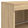 vidaXL Dressoir met LED-verlichting 202x37x67 cm sonoma eikenkleurig