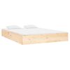 vidaXL Bedframe massief hout 140x190 cm
