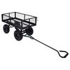 vidaXL Tuinwagen 250 kg zwart