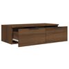 vidaXL Wandkasten 2 st 68x30x20 cm bewerkt hout bruin eikenkleur