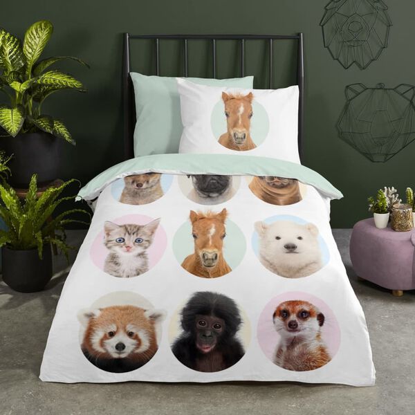 Good Morning Kinderdekbedovertrek YOUNG A 140x200/220 cm meerkleurig