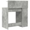 vidaXL Bureau met plank Beton Grijs 90 x 48 x 101,5 cm Bewerkt hout