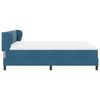 vidaXL Boxspringbed met matras Donkerblauw 180 x 200 cm Fluweel