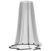 vidaXL Klamboe voor paraplu 220 gaas &Phi;330x250 cm zwart