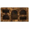 vidaXL TV-kast Gerookt eiken 80 x 35 x 40 cm Bewerkt hout