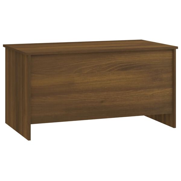 vidaXL Salontafel 102x55,5x52,5 cm bewerkt hout bruin eikenkleur