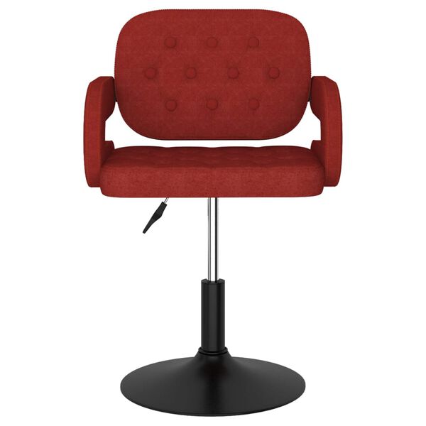 vidaXL Barkruk stof wijnrood