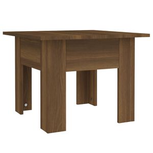 vidaXL Salontafel 55x55x42 cm spaanplaat bruin eikenkleur
