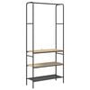 vidaXL Kledingrek Sonoma Eiken 77 x 30 x 171 cm Bewerkt hout