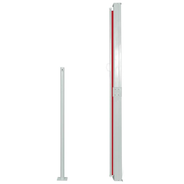 vidaXL Windscherm uittrekbaar 160x500 cm rood