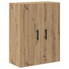 vidaXL Hoge kast met lade 2 pcs Artisan Eiken 69,5 x 34 x 180 cm