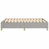 vidaXL Boxspring bed stof lichtgrijs 140x190 cm
