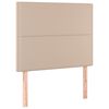 vidaXL Hoofdbord cappuccino 80x5x118/128 cm Kunstleer