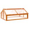 vidaXL Broeikas 114x80x50 cm vurenhout bruin