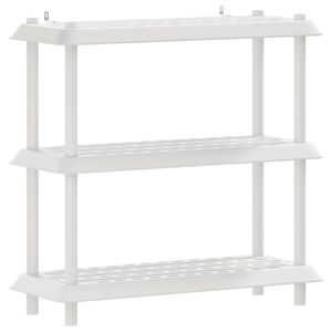 vidaXL Plankenunit 3-laags 100 x 40 x 96 cm PP Wit