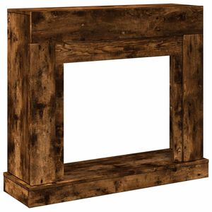 vidaXL Haardombouw 100x30x87,5 cm bewerkt hout gerookt eikenkleurig