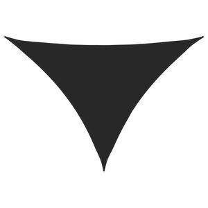 vidaXL Zonnescherm driehoekig 2,5x2,5x3,5 m oxford stof zwart