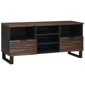 vidaXL TV Eenheden 100 x 33 x 46 cm Walnotenhout Bewerkt hout