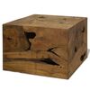 vidaXL Salontafel 50x50x35 cm echt teakhout bruin