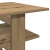 vidaXL Salontafel 102x55x42 cm bewerkt hout artisanaal eikenkleur